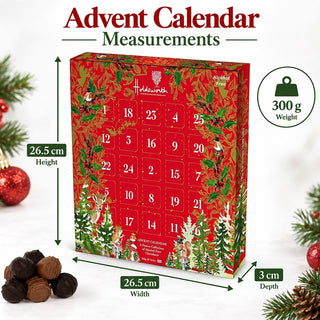 Holdsworth Chocolates Luxury Christmas Advent Calendar, Caramel Truffles