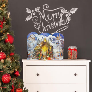 Jesus is Born Pop-Up Nativity Advent Calendar, Freestanding 3D Scene