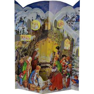 Jesus is Born Pop-Up Nativity Advent Calendar, Freestanding 3D Scene