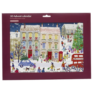 Joys of the Season 3D Christmas Advent Calendar, Freestanding 24 Door Calendar