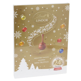 Lindt Lindor Mini Advent Calendar with 24 Truffles | Chocolate Advent Calendar