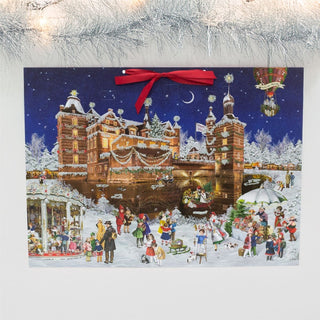 Magic at the Castle Christmas Advent Calendar | Traditional Advent Calendar 52cm