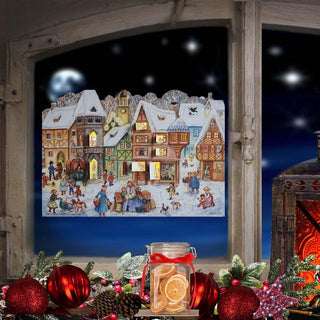 Marketplace Christmas Advent Calendar | Traditional Picture Advent Calendar