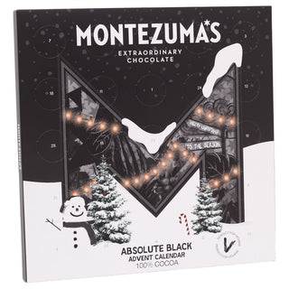 Montezuma Absolute Black Chocolate Christmas Advent Calendar, Dark Chocolate