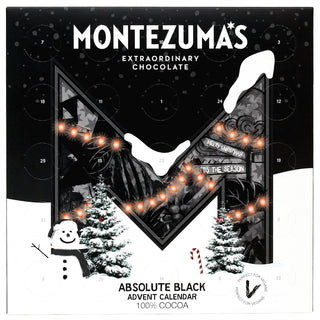 Montezuma Absolute Black Chocolate Christmas Advent Calendar, Dark Chocolate
