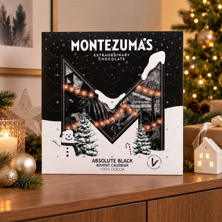Montezuma Absolute Black Chocolate Christmas Advent Calendar, Dark Chocolate