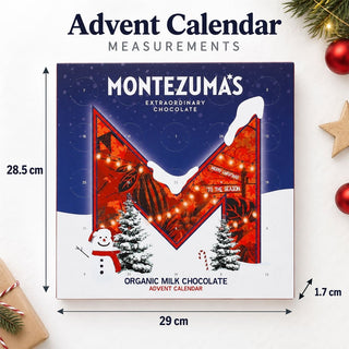 Montezuma Milk Chocolate Christmas Advent Calendar, Responsibly Sourced Cocoa