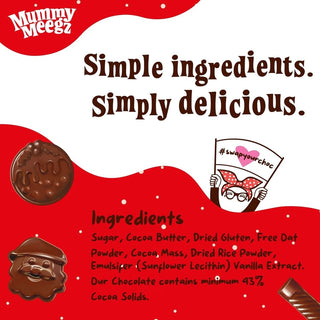 Mummy Meegz Vegan Chocolate Christmas Advent Calendar, Festive Shapes