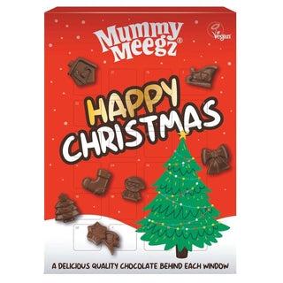 Mummy Meegz Vegan Chocolate Christmas Advent Calendar, Festive Shapes
