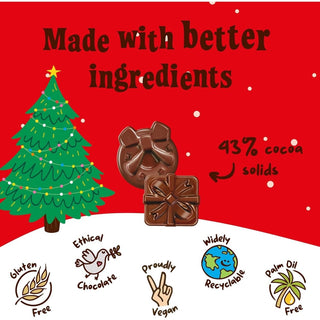 Mummy Meegz Vegan Chocolate Christmas Advent Calendar, Festive Shapes