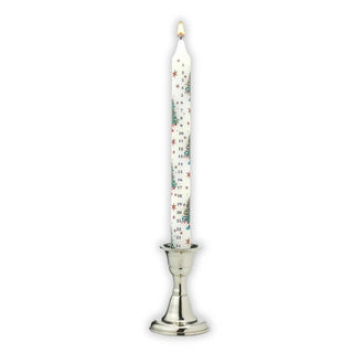 Nostalgic Christmas Tree Advent Candle | Festive Numbered Countdown Candle 23cm