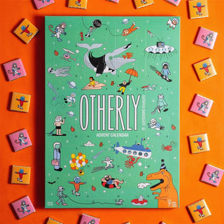 Otherly Vegan Oat Milk Chocolate Advent Calendar, Space & Astronaut Design
