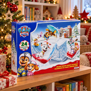 PAW Patrol 24 Day Toy Advent Calendar with Figures, Vehicles and Stickers