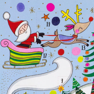 Peace on Earth Christmas Advent Calendar | Santa & Reindeer Christmas Calendar