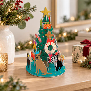 Perfect Pooch Tree Pop & Slot Christmas Advent Calendar Petite, 23cm Dog Scene