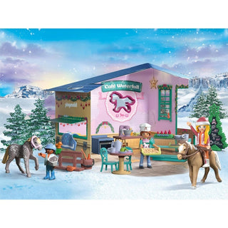 Playmobil 71952 Christmas Baking at the Rider Cafe - Children's Toy Advent Calendar