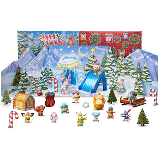 Pokemon Deluxe Christmas Advent Calendar for Kids with 16 Mini Battle Figures