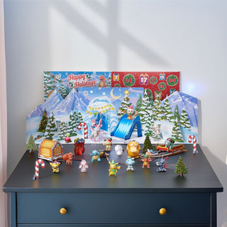 Pokemon Deluxe Christmas Advent Calendar for Kids with 16 Mini Battle Figures