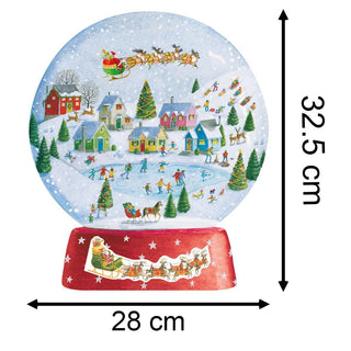 Pop - up 3D Snow Globes Christmas Advent Calendar | Winter Village Advent Calendar