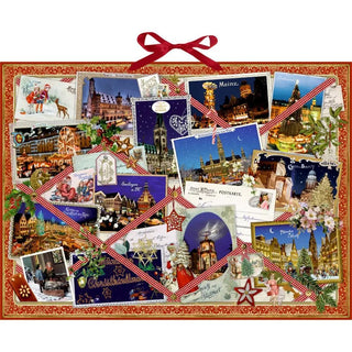 Postcards from Christmas Markets Advent Calendar | Large Advent Calendar 52x38cm