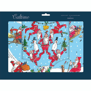 Quentin Blake Active Santa Christmas Advent Calendar 3D Fold - Out Advent Calendar