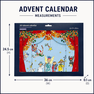 Quentin Blakes Nativity Play 3D Christmas Advent Calendar, 24 Doors
