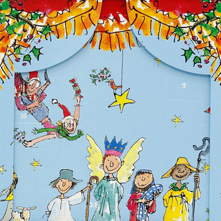 Quentin Blakes Nativity Play 3D Christmas Advent Calendar, 24 Doors