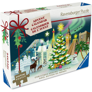 Ravensburger Puzzle Advent Calendar, Christmas Around the World Jigsaw - 1296 Piece