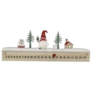 Reusable Christmas Advent Countdown Ruler, 39.5cm Sliding Marker Calendar
