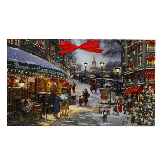 Romantic Christmas in Paris, Large Christmas Advent Calendar, 58x34cm