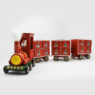 Santa Express Train Christmas Advent Calendar | Wooden Train Advent Calendar