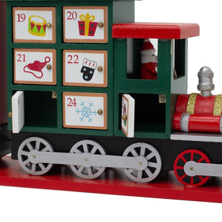Santa Express Train Christmas Advent Calendar | Wooden Train Advent Calendar