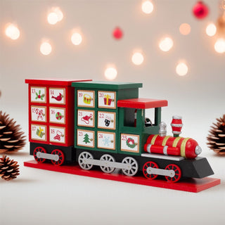 Santa Express Train Christmas Advent Calendar | Wooden Train Advent Calendar