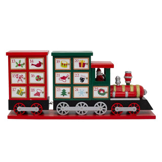 Santa Express Train Christmas Advent Calendar | Wooden Train Advent Calendar
