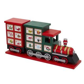 Santa Express Train Christmas Advent Calendar | Wooden Train Advent Calendar