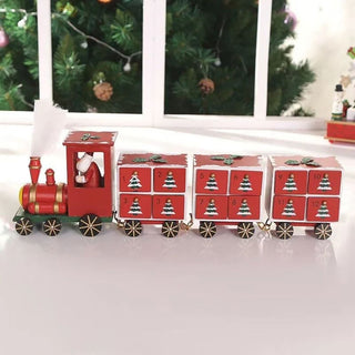 Santa Express Train Christmas Advent Calendar | Wooden Train Advent Calendar