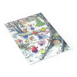 Skating Rink Advent Calendar Greetings Card | Christmas Advent Calendar - A5