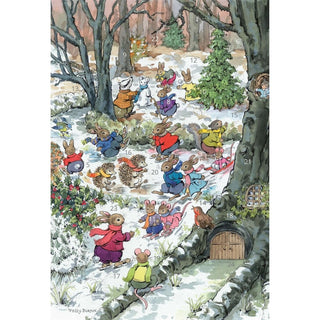 Skating Rink Advent Calendar Greetings Card | Christmas Advent Calendar - A5