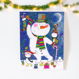 Snowman & Penguins Christmas Advent Calendar | Kids Christmas Countdown Calendar