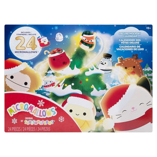 Squishmallows Micromallows Christmas Advent Calendar with 24 Mini Plush