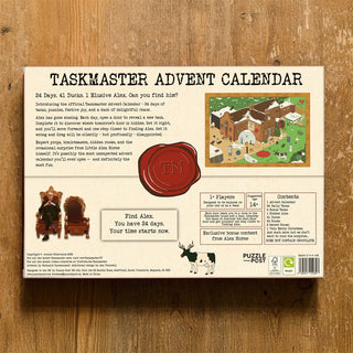 Taskmaster Advent Calendar 2025 | 24 Tasks & Puzzles Christmas Advent Calendar