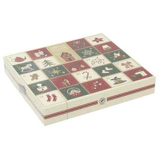 Tea Christmas Advent Calendar, 24 Different Teas in Festive Foldable Box