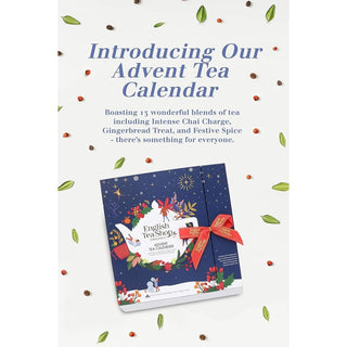 Tea Christmas Advent Calendar | 25 Loose Leaf Pyramid Tea Bags Advent Calendar