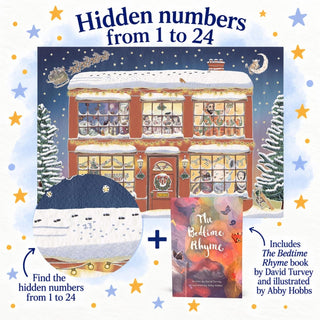 The Bedtime Rhyme Christmas Advent Calendar & Storybook Set, A4 Picture Book