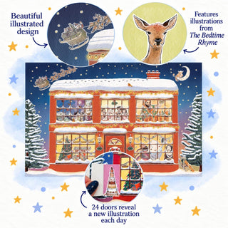 The Bedtime Rhyme Christmas Advent Calendar & Storybook Set, A4 Picture Book