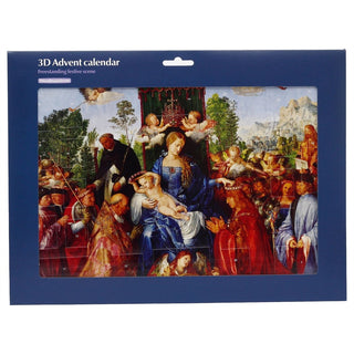 The Feast of the Rosary Religious Christmas Advent Calendar, 3D Freestanding