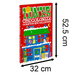 Tonys Chocolonely Fairtrade Chocolate Advent Calendar with 10 Delicious Flavours