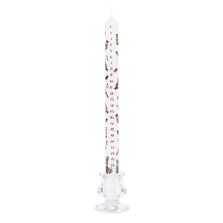 Traditional Countdown To Christmas Advent Candle | Winter Birds Dinner Candle | Christmas Candle Advent Candles