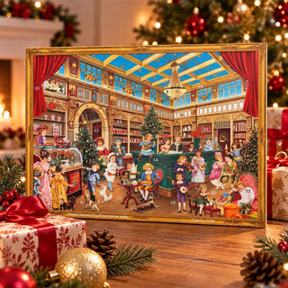 Victorian Christmas General Store Advent Calendar, 36cm Traditional Picture