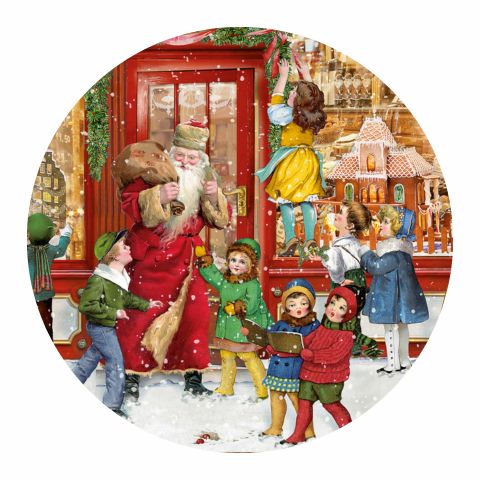 Deluxe Traditional A4 Christmas Advent Calendar - The Chocolate Shop